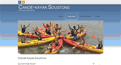 Desktop Screenshot of canoe-kayak-soustons.com